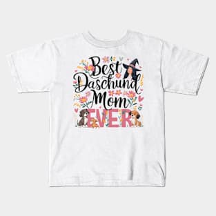 Best Dachshund Mom Ever funny Kids T-Shirt